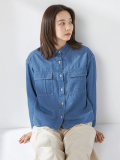 McGREGOR(マックレガー) |インディゴサッカーシャツアウター