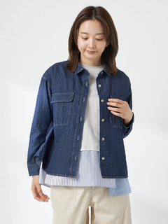 McGREGOR(マックレガー) |インディゴサッカーシャツアウター