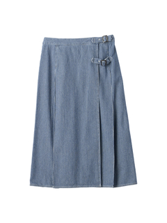 McGREGOR(マックレガー) |デニム・ヒッコリープリーツスカート