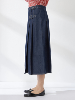 McGREGOR(マックレガー) |デニム・ヒッコリープリーツスカート