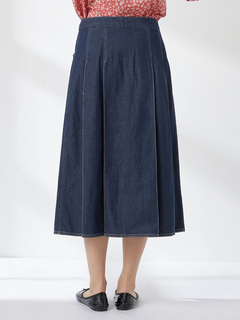 McGREGOR(マックレガー) |デニム・ヒッコリープリーツスカート