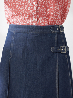 McGREGOR(マックレガー) |デニム・ヒッコリープリーツスカート