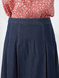 McGREGOR(マックレガー) |デニム・ヒッコリープリーツスカート