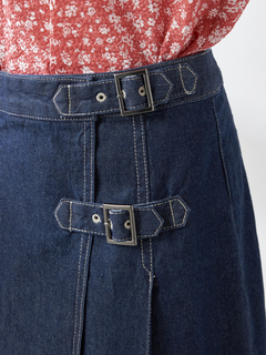 McGREGOR(マックレガー) |デニム・ヒッコリープリーツスカート