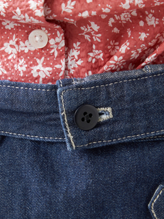 McGREGOR(マックレガー) |デニム・ヒッコリープリーツスカート