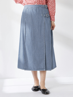 McGREGOR(マックレガー) |デニム・ヒッコリープリーツスカート