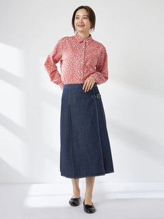 McGREGOR(マックレガー) |デニム・ヒッコリープリーツスカート