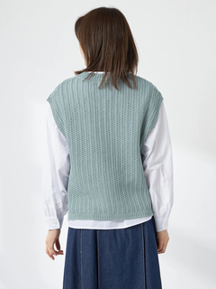 McGREGOR(マックレガー) |Ｖネック編地ベスト