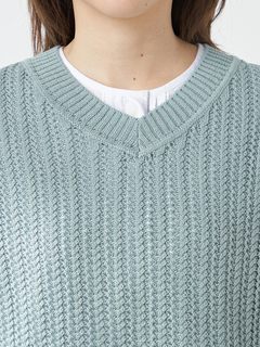 McGREGOR(マックレガー) |Ｖネック編地ベスト