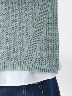 McGREGOR(マックレガー) |Ｖネック編地ベスト