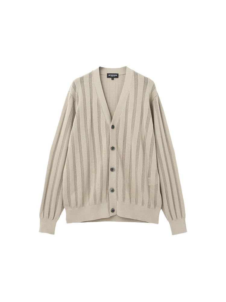 McGREGOR(マックレガー) |メッシュニットＶカーデ