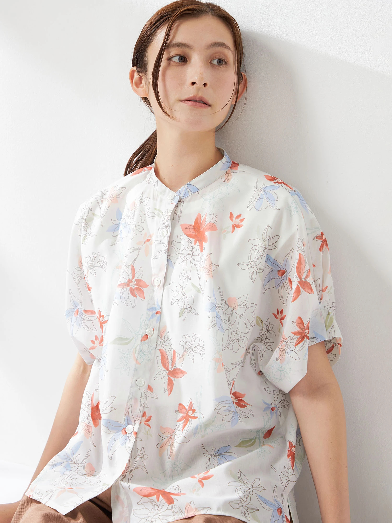 McGREGOR（マックレガー）｜シャツ(半袖）｜花柄シアープリントシャツ