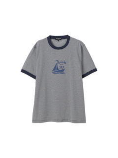 McGREGOR(マックレガー) |インディゴ天竺ボーダーＴシャツ