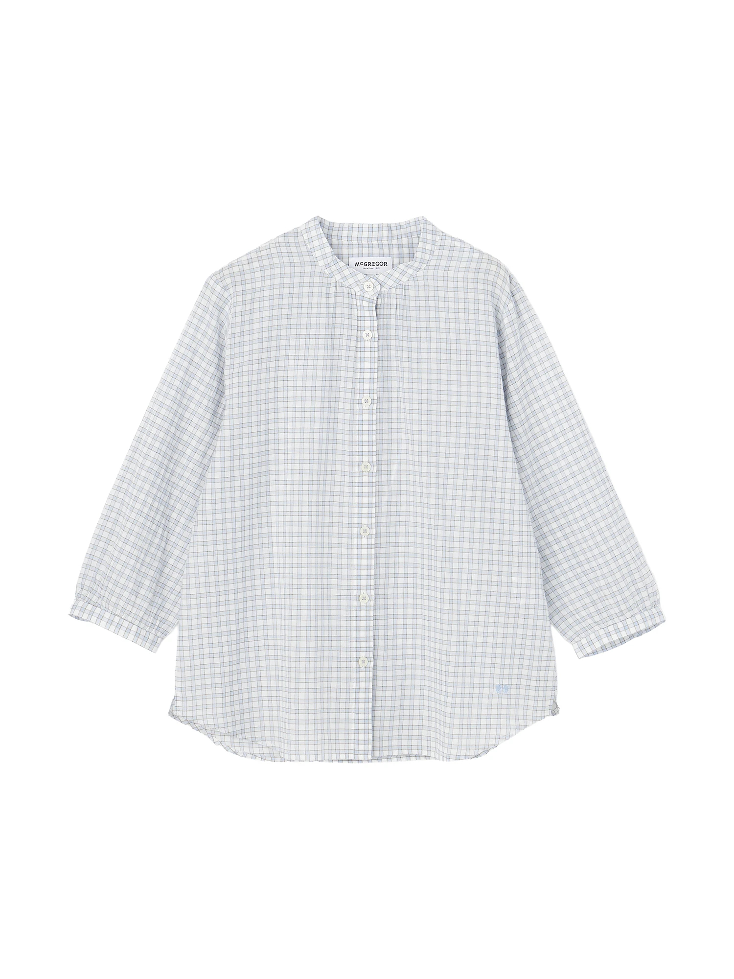 graphpaper 19aw バンドカラーチェックシャツ McGREGOR（マックレガー）｜シャツ(長袖・七分袖)｜バンドカラー