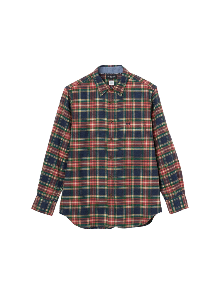 McGREGOR(マックレガー) |リッチソフト三つ杢チェックシャツ【#ONEコットン】