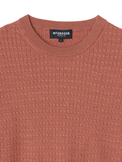 McGREGOR(マックレガー) |クルーネックミニケーブルニット