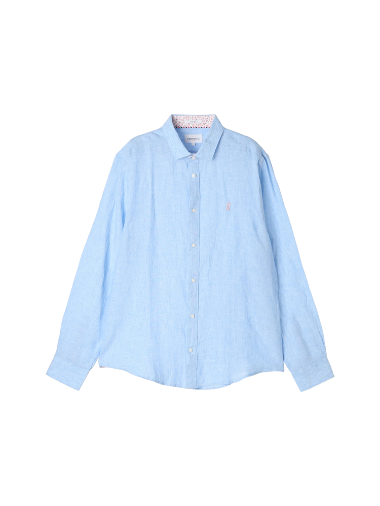 VICOMTE A.(ヴィコント アー) |CLAY1 M PLAIN LINEN SHIRT