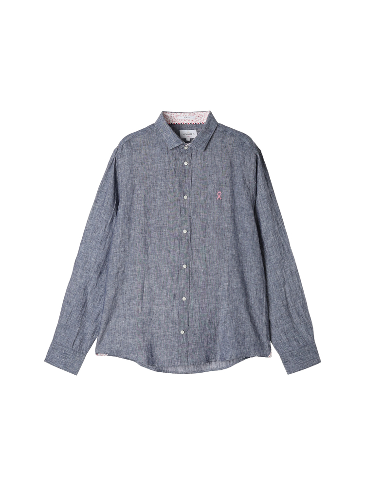 VICOMTE A.(ヴィコント アー) |CLAY1 M PLAIN LINEN SHIRT