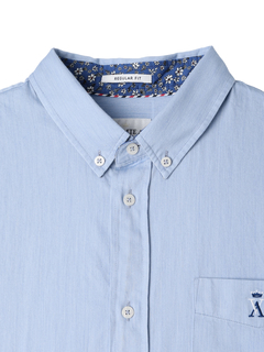 VICOMTE A.(ヴィコント アー) |CLIVE25 M SS GARMENT DYE SHIRT