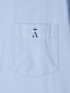 VICOMTE A.(ヴィコント アー) |CLIVE25 M SS GARMENT DYE SHIRT