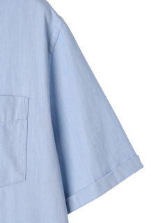 VICOMTE A.(ヴィコント アー) |CLIVE25 M SS GARMENT DYE SHIRT