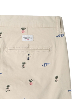 VICOMTE A.(ヴィコント アー) |LOIC2 M EMBROIDERED BERMUDA