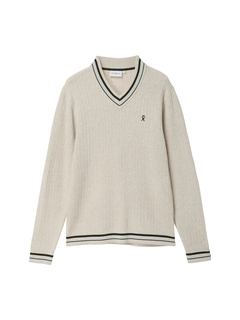 VICOMTE A.(ヴィコント アー) |KING M V NECK CLUB JUMPER