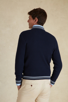 VICOMTE A.(ヴィコント アー) |KING M V NECK CLUB JUMPER