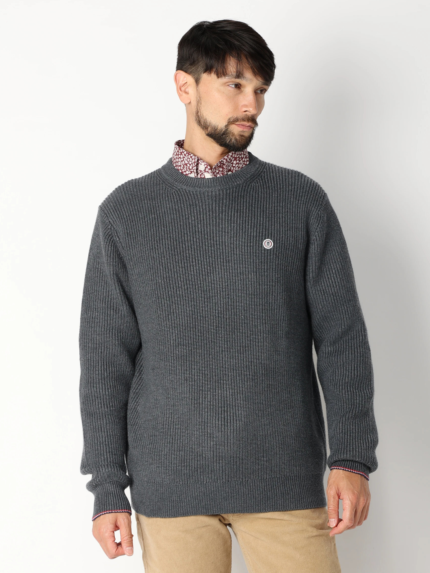 SERGE BLANCO（セルジュブランコ）｜ニット/セーター｜畦編みクルー