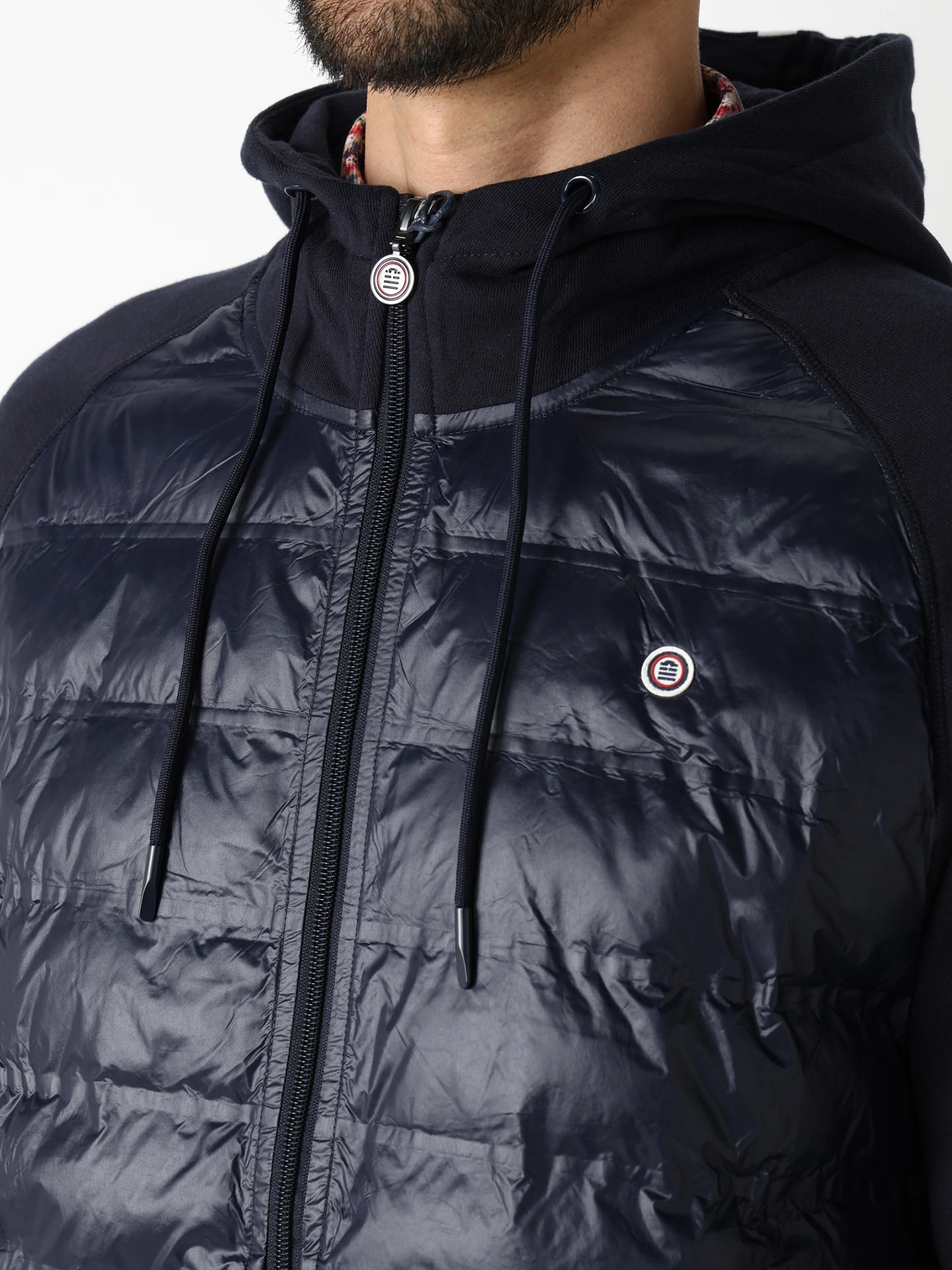 SERGE BLANCO（セルジュブランコ）｜ショートコート｜フリーススリーブ  