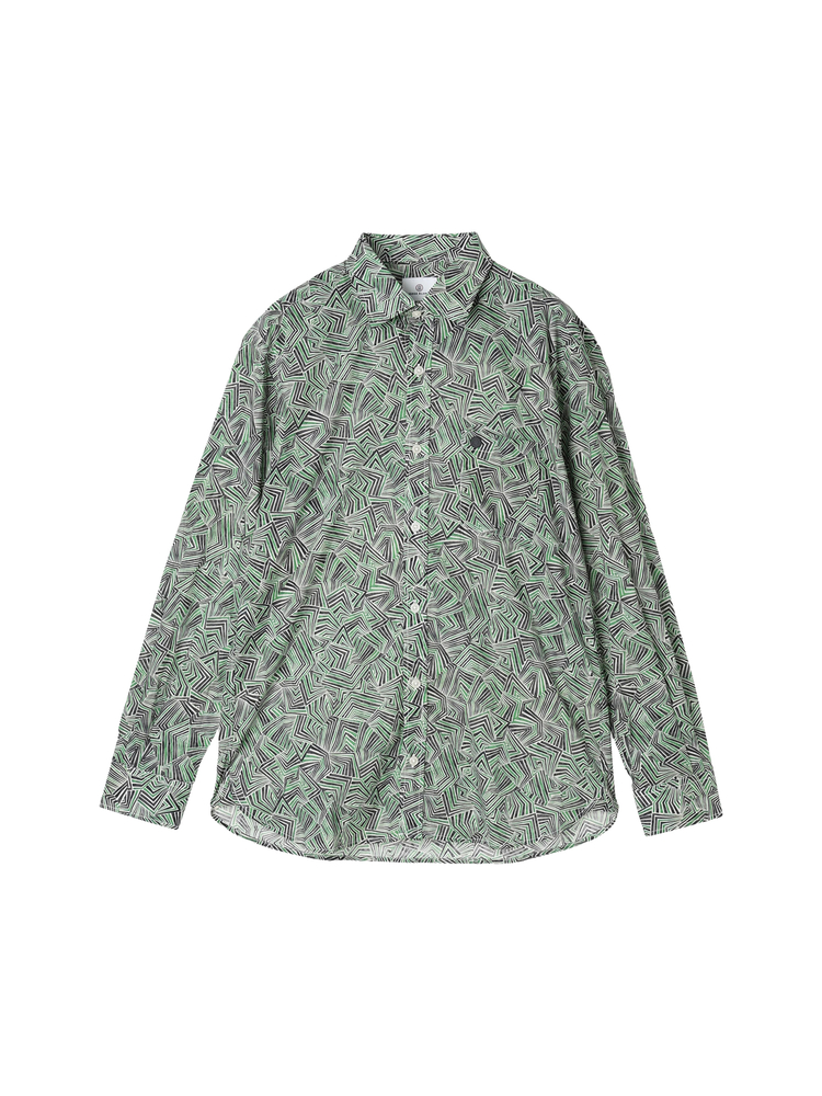 SERGE BLANCO(セルジュブランコ) |LS PRINTED SHIRT ボタニカルプリント長袖シャツ