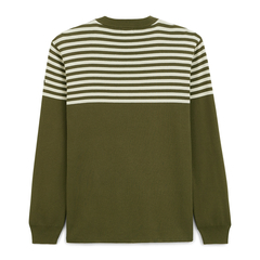 SERGE BLANCO(セルジュブランコ) |ROUND NECK STRIPE SWEATER ラウンドネックストライプセーター