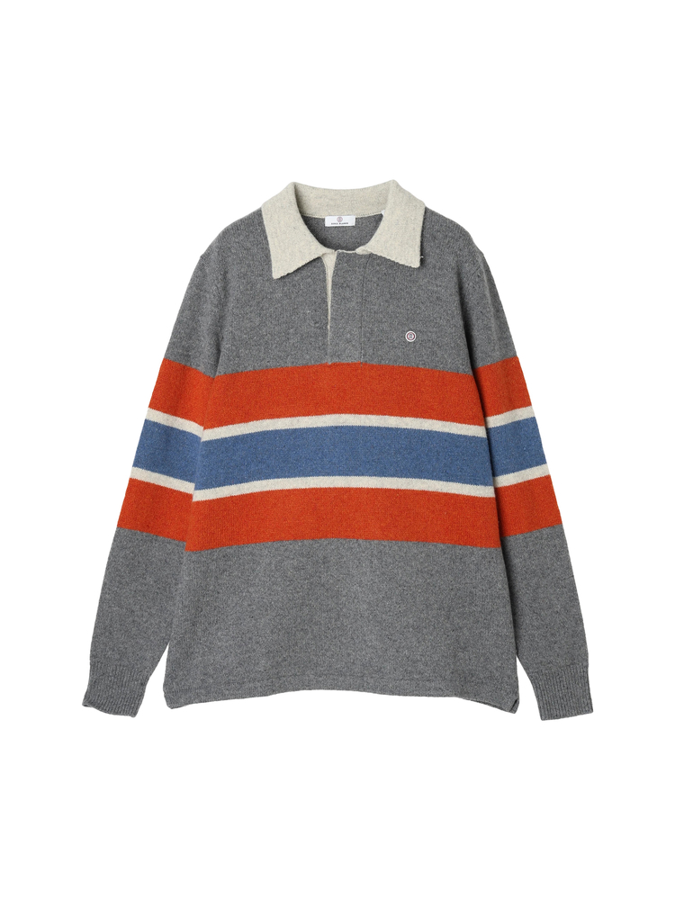 SERGE BLANCO(セルジュブランコ) |LS POLO SWEATER 長袖ポロセーター