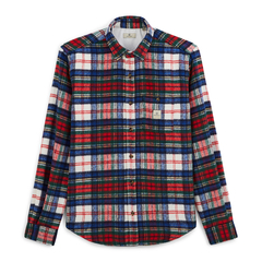 SERGE BLANCO(セルジュブランコ) |LS CHECK PA OVERSHIRT レッドチェック長袖オーバーシャツ