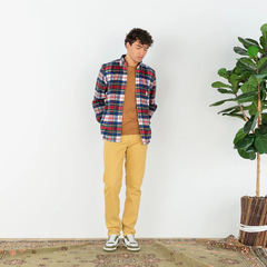 SERGE BLANCO(セルジュブランコ) |LS CHECK PA OVERSHIRT レッドチェック長袖オーバーシャツ