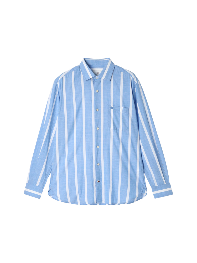SERGE BLANCO(セルジュブランコ) |LS POPLIN STRIPED SHIRT