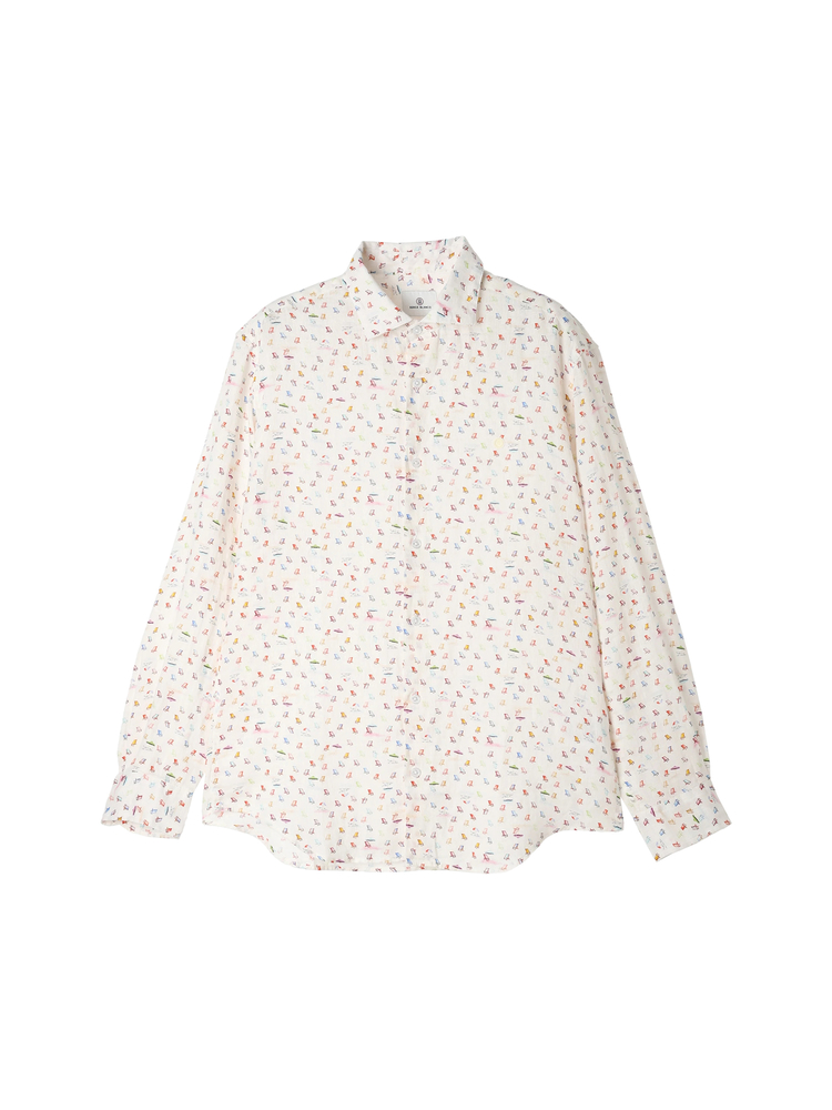 SERGE BLANCO(セルジュブランコ) |LS SAINT-TROPEZ LINEN SHIRT