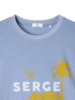 SERGE BLANCO(セルジュブランコ) |SS TURIN SLUB PRINT TEE