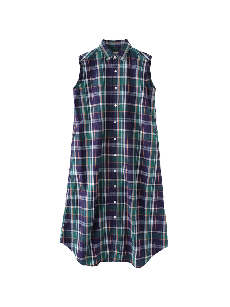 F.McGREGOR(エフ マックレガー) |Linen Cotton Shirt Dress リネンコットン シャツドレス