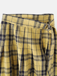 F.McGREGOR(エフ マックレガー) |Linen Cotton Wrap Skirt リネンコットン ラップスカート