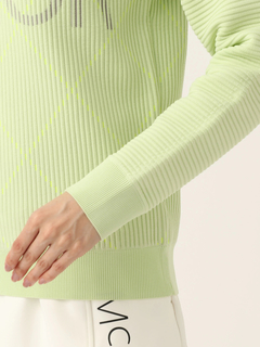 McGREGOR GOLF(マックレガー ゴルフ) |【ウィメンズ】モックネックジャカードニット