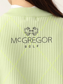 McGREGOR GOLF(マックレガー ゴルフ) |【ウィメンズ】モックネックジャカードニット