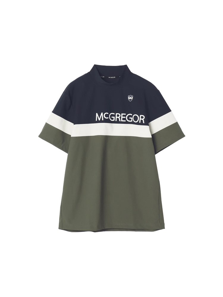 McGREGOR GOLF(マックレガー ゴルフ) |ハーフスリーブバイカラーモックネックT