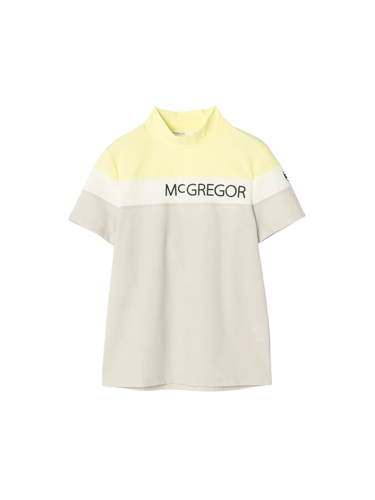 McGREGOR GOLF(マックレガー ゴルフ) |ハーフスリーブバイカラーモックネックT