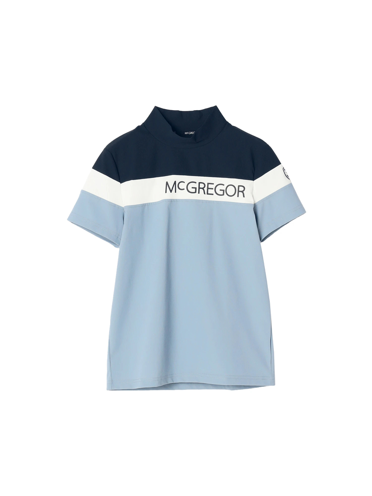 McGREGOR GOLF(マックレガー ゴルフ) |ハーフスリーブバイカラーモックネックT