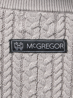 McGREGOR GOLF(マックレガー ゴルフ) |ジャカードモチーフクルーネックニット