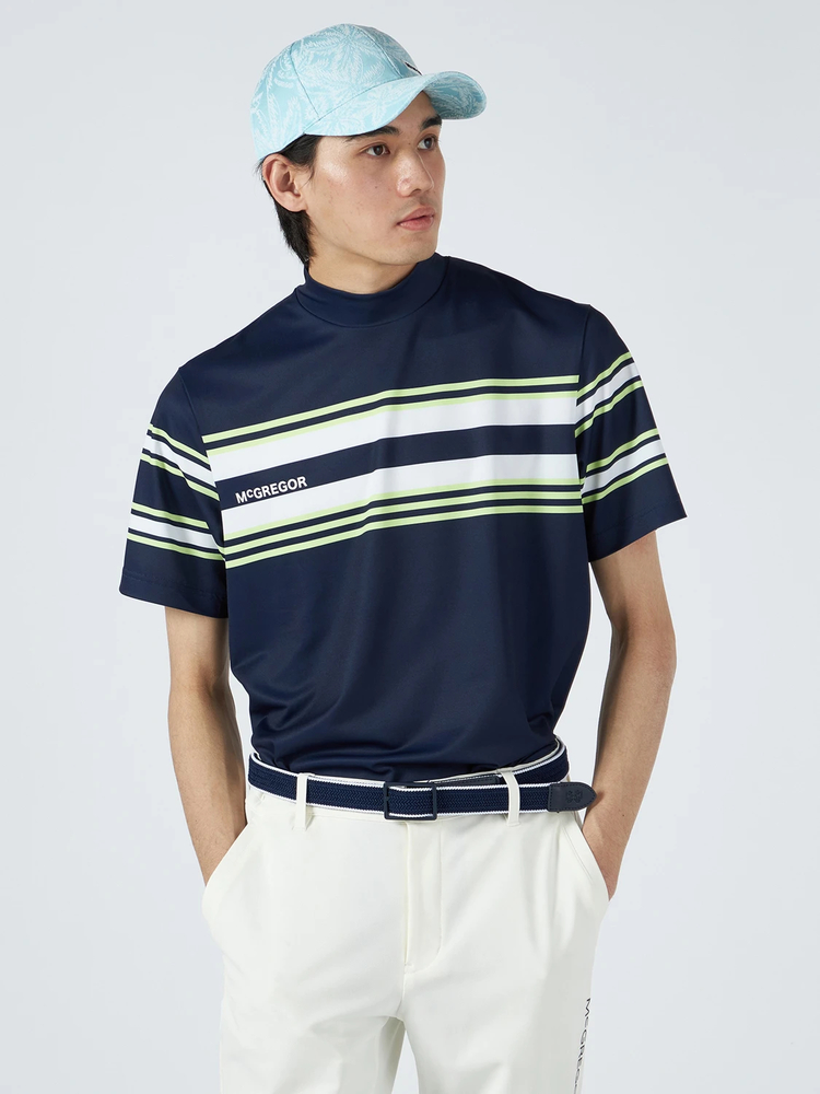 McGREGOR GOLF(マックレガー ゴルフ) |【吸水速乾】ボーダーモックネックトップ