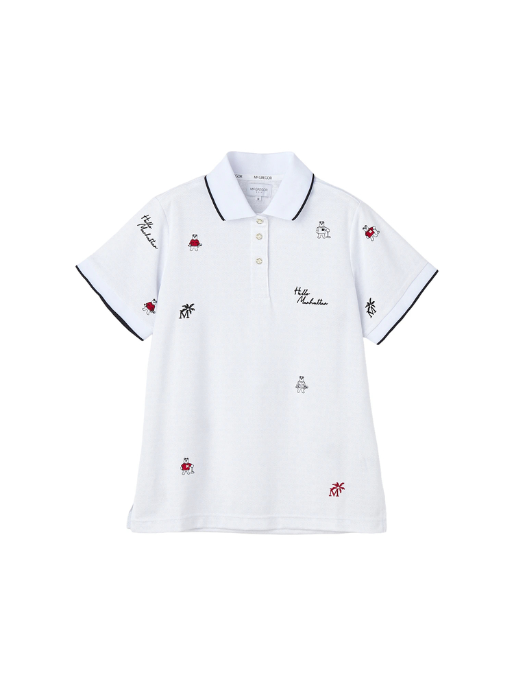 McGREGOR GOLF(マックレガー ゴルフ) |マックベア刺繍ポロシャツ