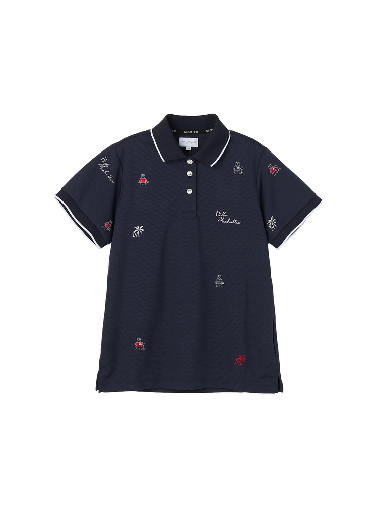 McGREGOR GOLF(マックレガー ゴルフ) |マックベア刺繍ポロシャツ