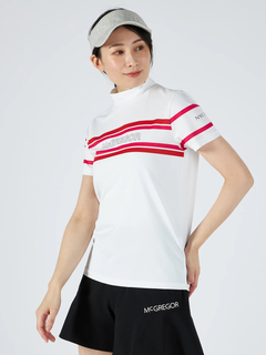 McGREGOR GOLF(マックレガー ゴルフ) |【吸汗速乾】ボーダーモックネックトップ